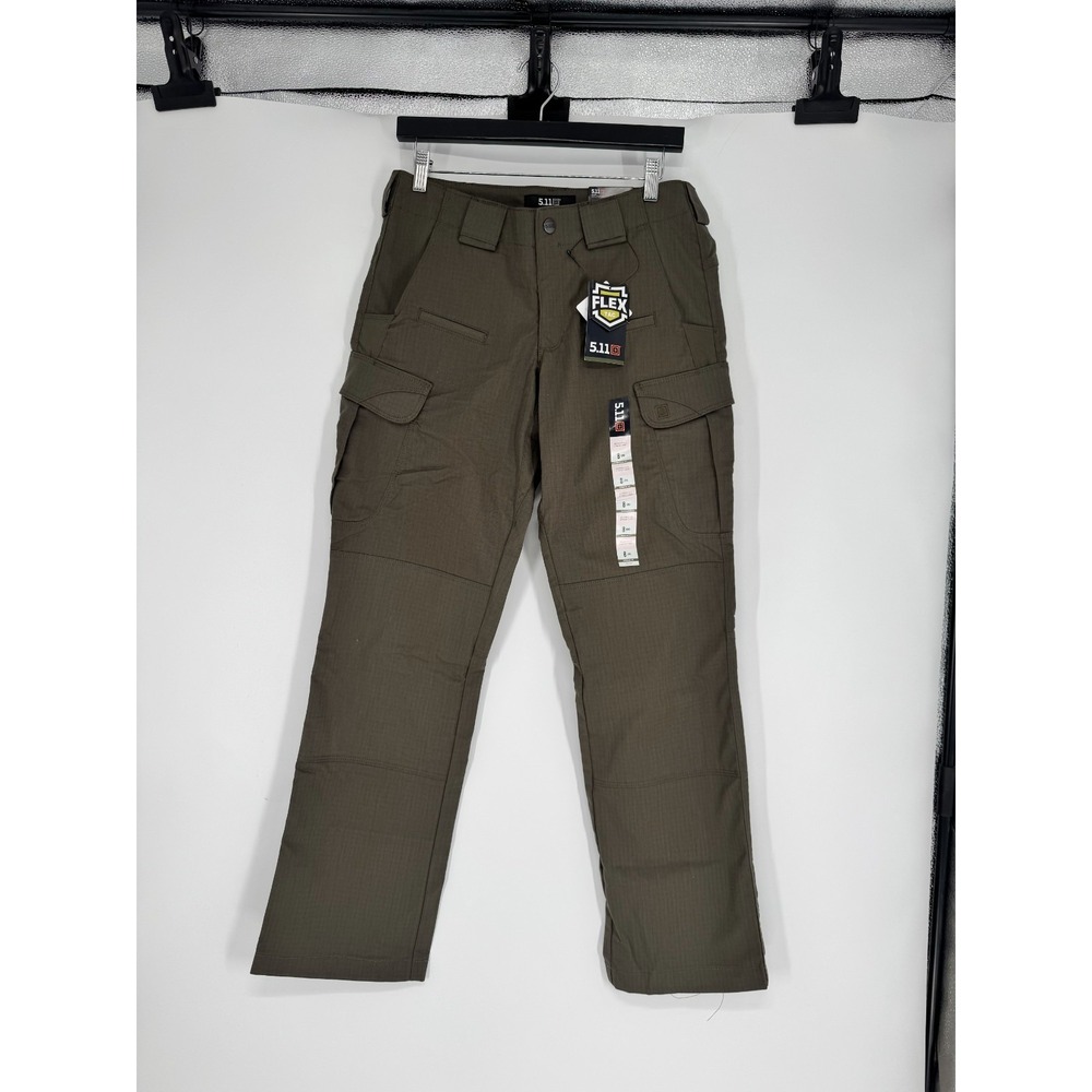 511 Tactical Stryke Cargo Pants Womens 8 32 32x31 Long Olive Flex Tac Ripstop